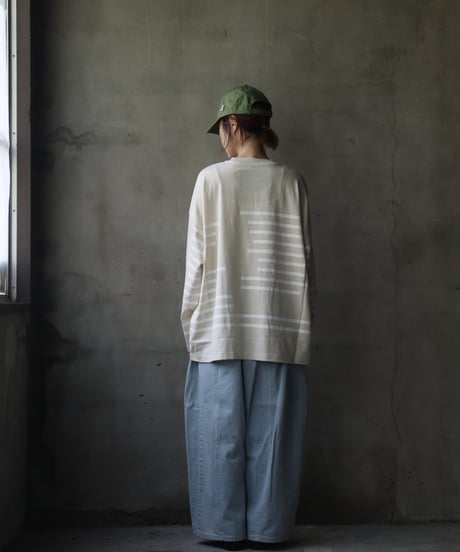 Dulcamaraドゥルカマラ / グリッチボーダーロンT UNISEX / dl-24015(D224-T1187)