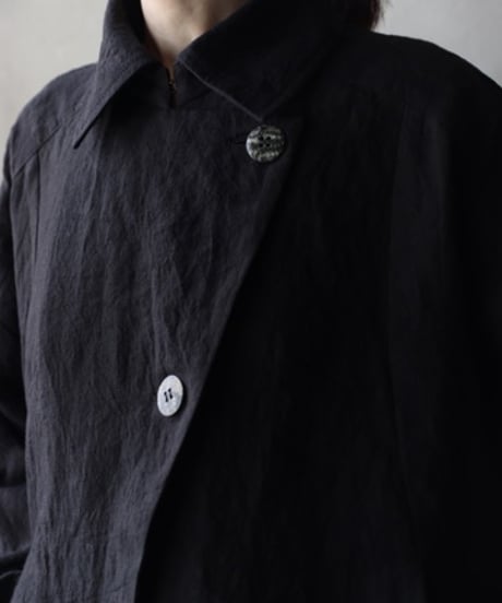 cavane キャヴァネ / Short trench JK Linen100ショートトレンチ / ca-26044