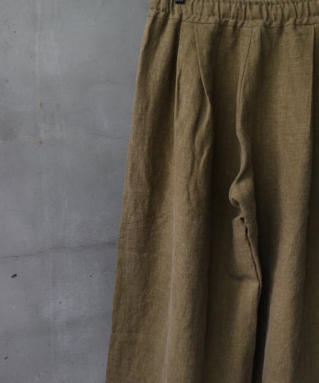 der antagonist デ アンタゴニスト / Wide Sailor Pants linen100パンツ/ P22BLFG26