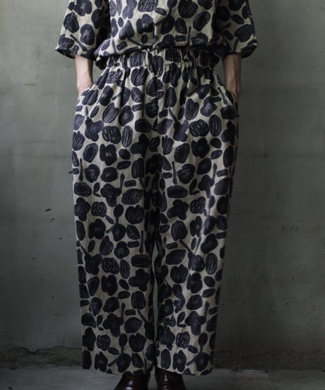 cavane キャヴァネ / Wide Cotton/Linen100 TrousersⅡ パンツ/ ca-25109