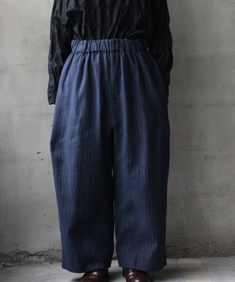 cavane キャヴァネ / St-Wide TrousersⅡ Cotton&Linenパンツ/ ca-26047