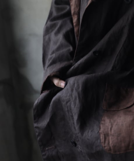 KLASICA クラシカ / Old Crazy Patterned Work Coat " FIG 1" コート / kl-25001