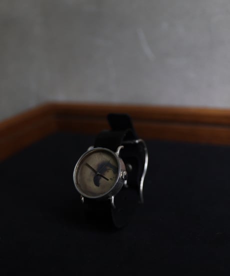 cavane Accessories / Silver925 Leather bangle watch" CIRCLE " 時計 / ca-25900