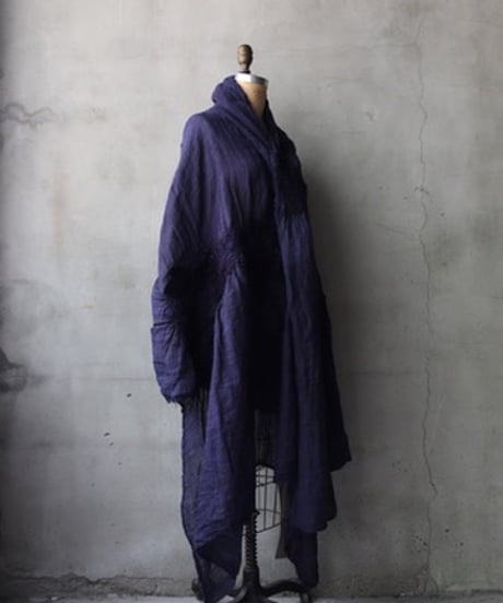 BIEK VERSTAPPEN ビーク フェルスタッペン / PURPLE FELTED LINEN SCARFスカーフ/ Bie-26000