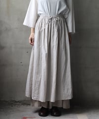 cavane キャヴァネ / Gatehered Petti Skirt Cotton100スカート/ca-25140