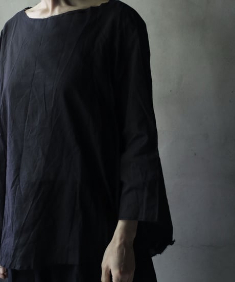 SCHA シャー/ Boat Neck 3/4 Sleeve Top " OE " / Sc-23013 ( Art#1464)