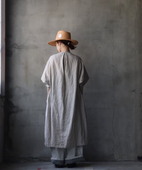 NATIVE VILLAGE ネイティブヴィレッジ / No.11 平らな枯れ草の上 リーフ刺繍ドレス / na-26016