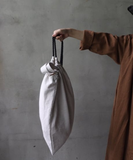 cavane キャヴァネ /  Rope sack linen&cottonバッグ/ ca-25136