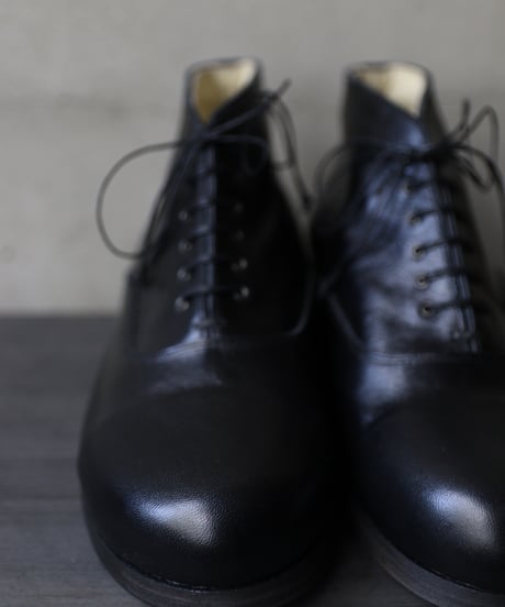TATAROU with cavane limited shoes / Balmoral Ankle Shoes Horse leather靴 /  Tat-26002