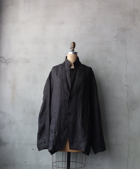 klauseクロイゼ / French Linen Glen Check Tailored Jacketジャケット/ kla-26033