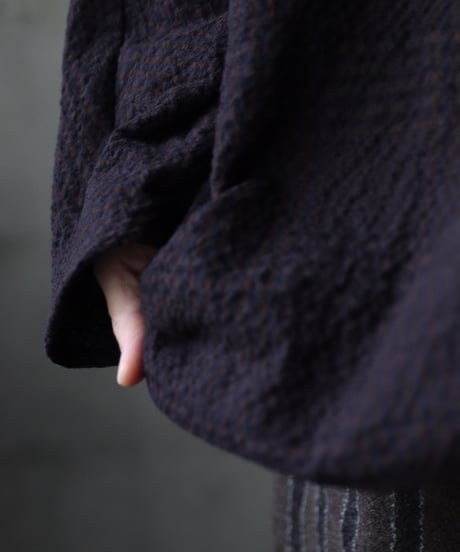 cavane キャヴァネ / Tunic long-sleeve Cotton&Woolシャツ / ca-25153
