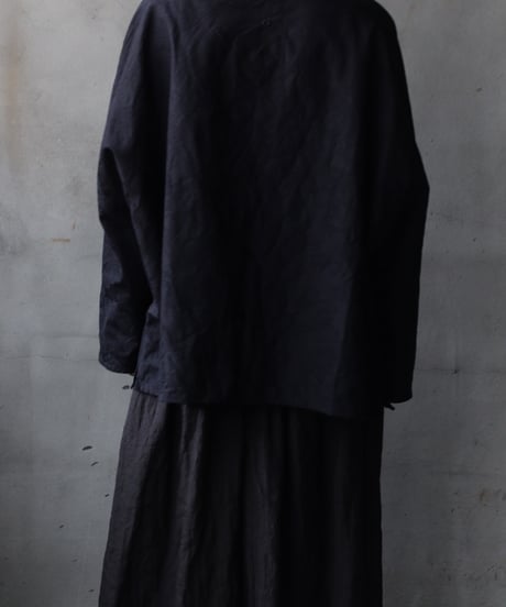 cavane キャヴァネ / Tunic long-sleeve Cotton100Jacquardシャツ / ca-26025