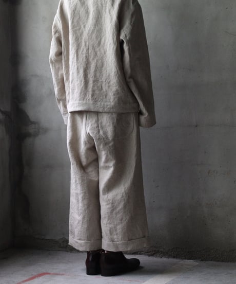 der antagonist デ アンタゴニスト / V Jacket Linen100ジャケット/ J50BLEC25