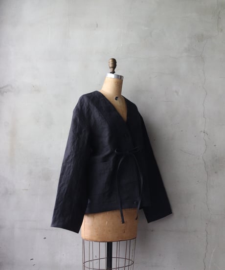 der antagonist デ アンタゴニスト / Potter Jacket linen100ジャケット/ J76BLSC26