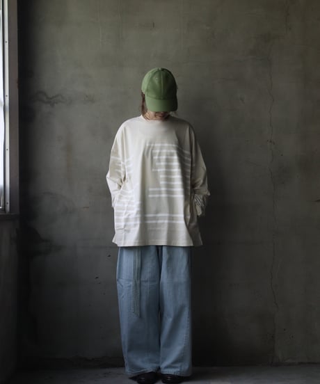 Dulcamaraドゥルカマラ / グリッチボーダーロンT UNISEX / dl-24015(D224-T1187)