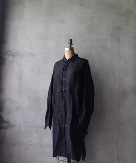 某ソレガシ/ Noragi Long-Shirt V.Linenロングシャツ / so-25008