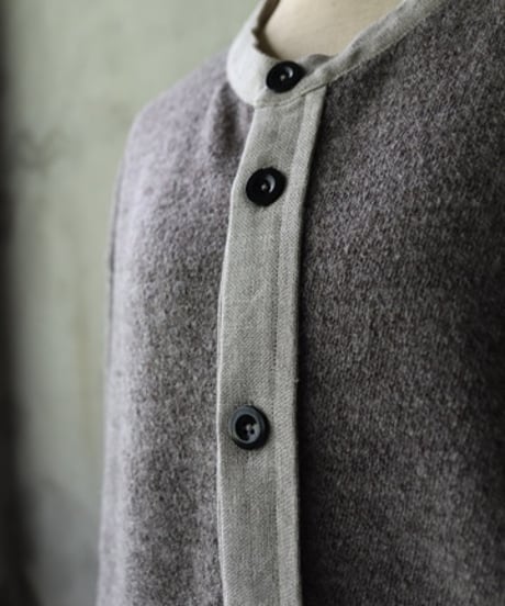 KLASICA クラシカ / Cleric 2tone Cardigan " BLACK DOG BOLD "カーディガン / kl-25028