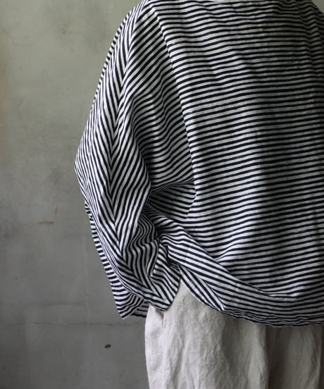 cavane キャヴァネ / Tunic long-sleeve Cotton/Linen100シャツ / ca-25121