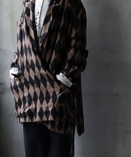 ALEKSANDR MANAMISアレクサンダーマナミ/ WRAP JACKET HARLEQUINジャケット / am-25002