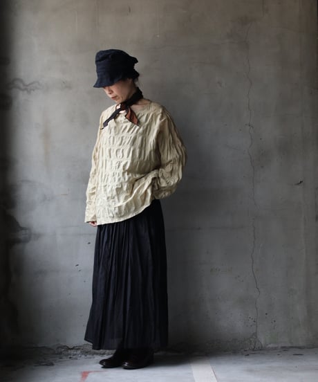 cavane キャヴァネ / Tunic long-sleeve cotton100シャツ / ca-26028
