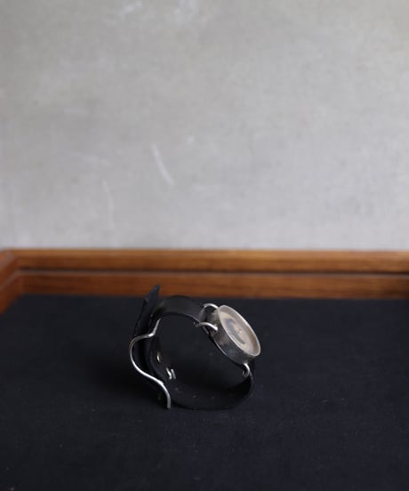 cavane Accessories / Silver925 Leather bangle watch" CIRCLE " 時計 / ca-25900