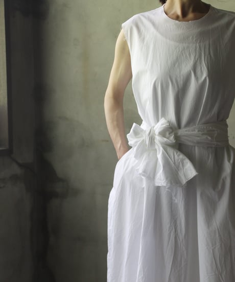 SCHA シャー/ Round Neck Sleeveless  Dress Medium "12B-OE" / Sc-24010 (Art#1665)