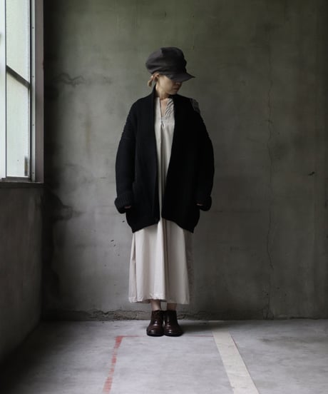 TRADHOUND ENGLAND   /  Wrap cardiganブリティッシュニット/ TR-THSJ1