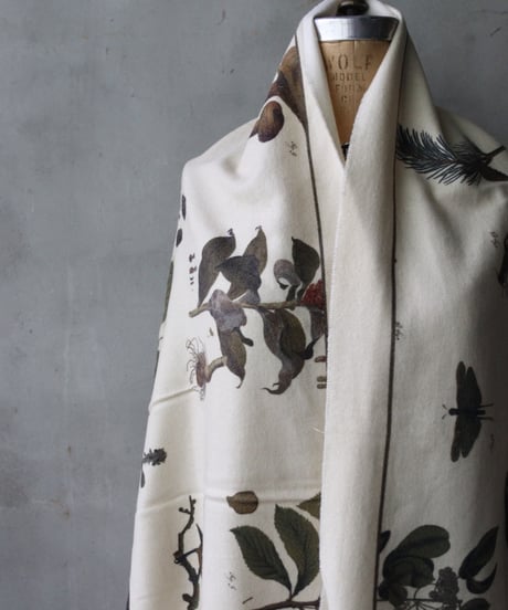 ALEKSANDR MANAMISアレクサンダーマナミ/ AUTOMN VERT SCARF - AUTOMN VERTショール/ am-25024