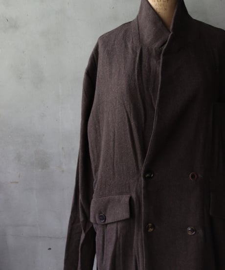 ALEKSANDR MANAMISアレクサンダーマナミ/ DOUBLE BREASTED COAT - VINTAGE WRENコート/ am-25016