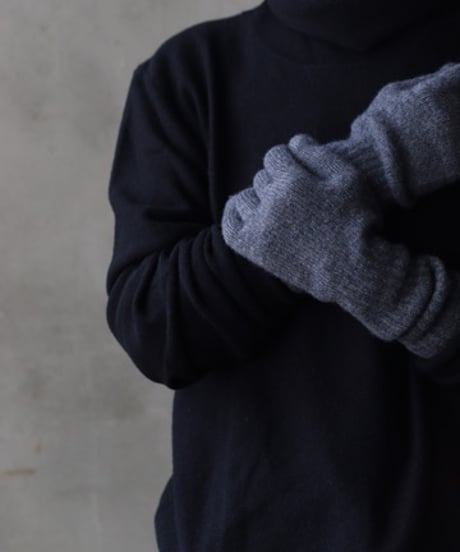 William Bruntonウィリアムブラントン / Cashmere Long Rib Cuff Gloves 手袋 / Wi-25003