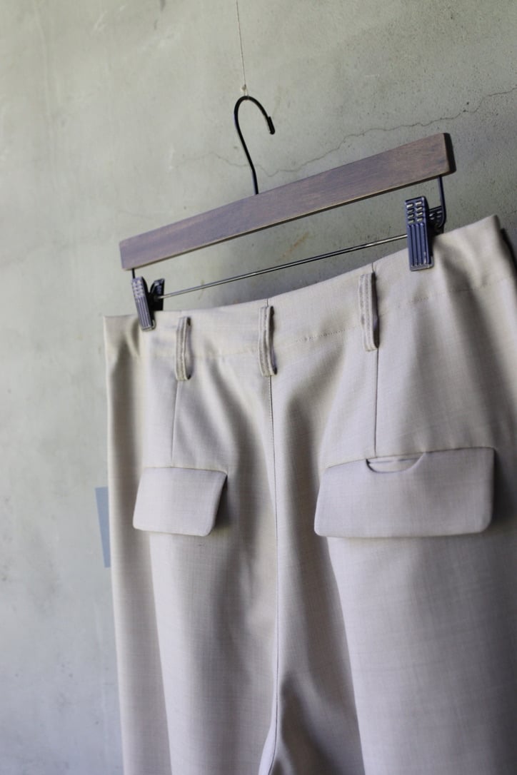 Dulcamara ドゥルカマラ /よそいきシンプル2タックワイドPT UNISEX