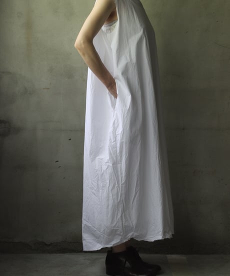 SCHA シャー/ Round Neck Sleeveless  Dress Medium "12B-OE" / Sc-24010 (Art#1665)