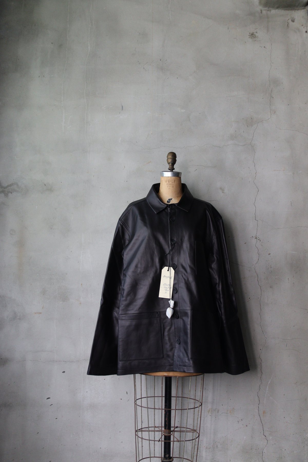 Bergfabel バーグファベル / Leather Hugo Jacket 革ジャケット/