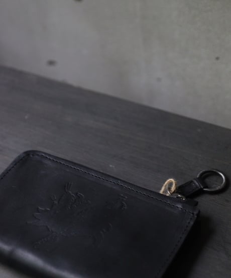 ALEKSANDR MANAMISアレクサンダーマナミ/ AM-T SOFFIETTO WALLET - BLACK革財布 /am-26015