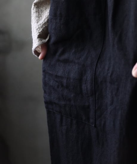 cavane キャヴァネ / Side-Pocket wide pants wool/linenパンツ / ca-25155