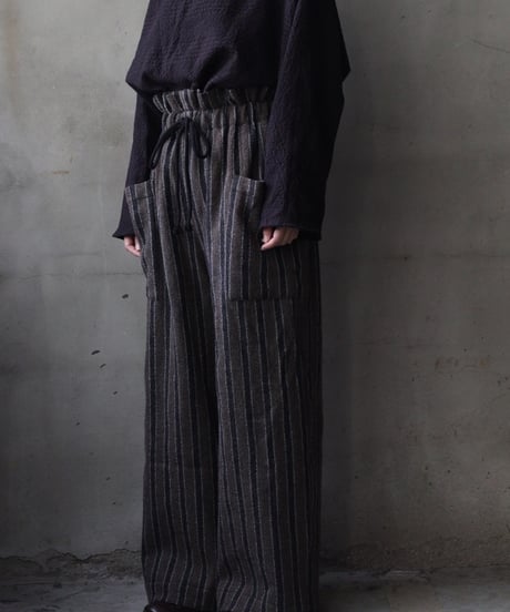 cavane キャヴァネ / Side-Pocket wide pants woolパンツ / ca-25154
