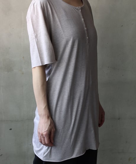 daubドーブ / HENLEY NECK T-SHIRT CENTRAL SEAM Tシャツ / da-25011