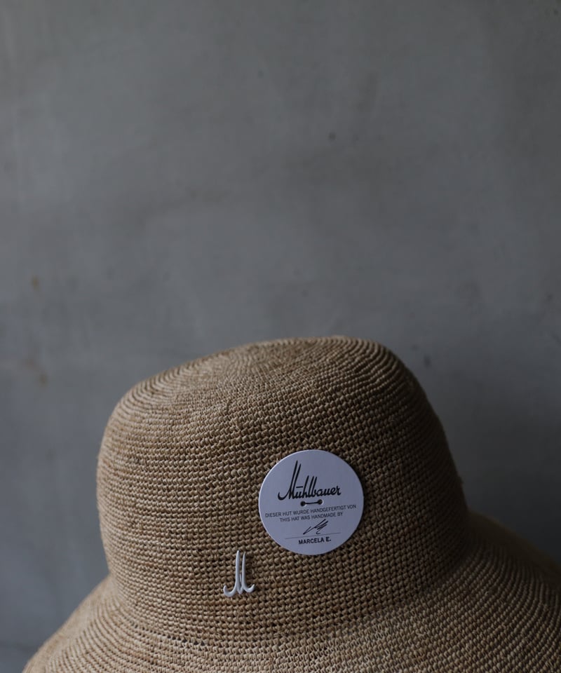 Muhlbauer ミュールバウアー/ TRAVELLER RAFFIA HAT 帽子/ Mu Muhlbauer ミュールバウアー/ TRAVELLER RAFFIA HAT 帽子/ Mu