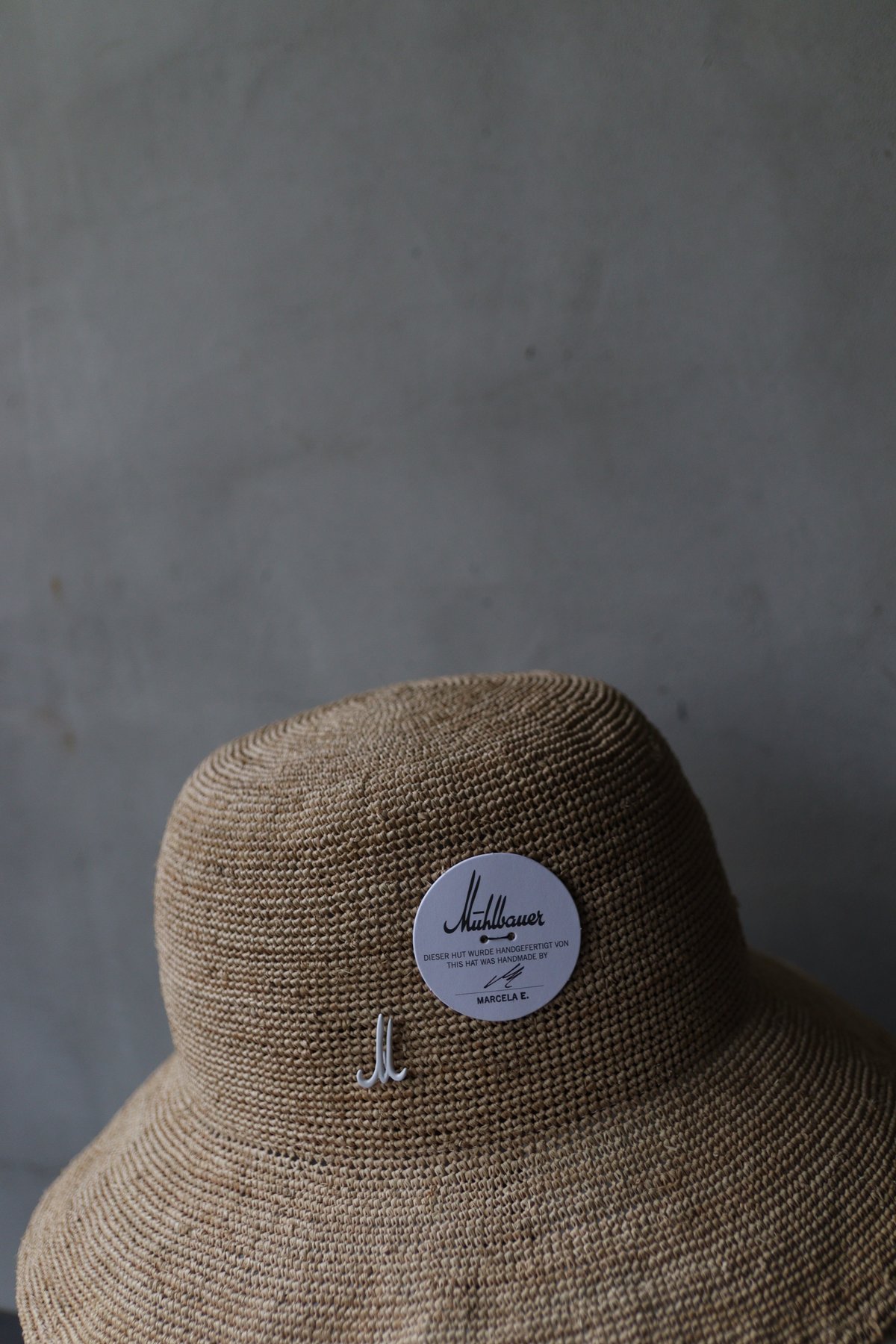 Muhlbauer ミュールバウアー/ TRAVELLER RAFFIA HAT 帽子/ Mu Muhlbauer ミュールバウアー/ TRAVELLER RAFFIA HAT 帽子/ Mu