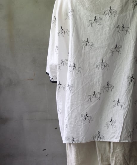 cavane キャヴァネ / Tunic half-sleeve Cotton/Linen100シャツ / ca-25081