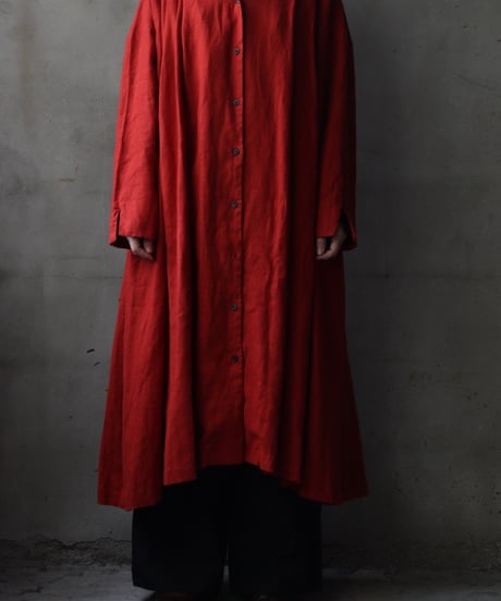 cavane キャヴァネ / Over-Dress Coat linen100ドレスコート / ca-25163
