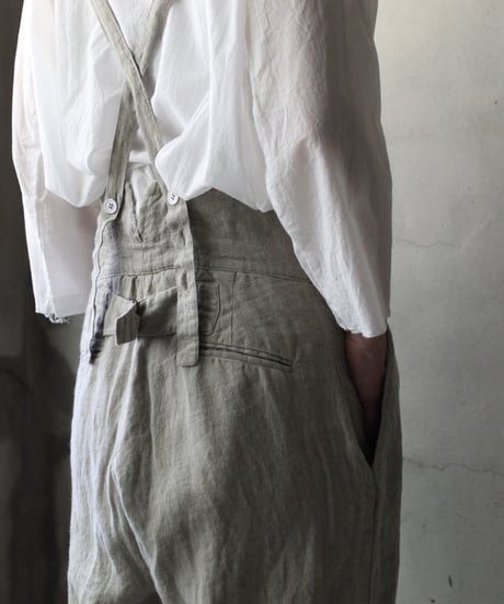 daubドーブ / SUSPENDER PANTS LINEN100パンツ / da-26002(PT31/T101)
