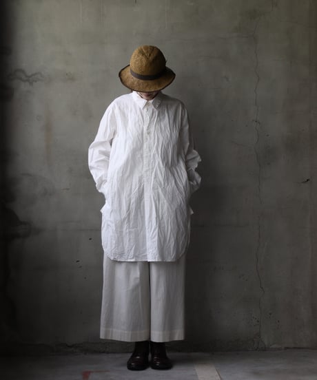 cavane キャヴァネ / Chemise Maison With Col Cotton/Linenプルオーバーシャツ / ca-25052