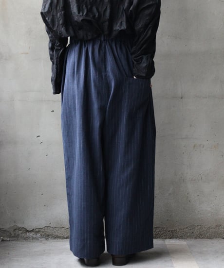 cavane キャヴァネ / St-Wide TrousersⅡ Cotton&Linenパンツ/ ca-26047