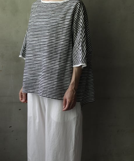 cavane キャヴァネ / Tunic half-sleeve Cotton/Linen100シャツ / ca-25080R