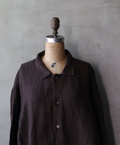 BIEK VERSTAPPEN ビーク フェルスタッペン / SHIRT OVERSIZED SMALL STRIPESオーバーシャツ / Bie-25022(TO17-M)