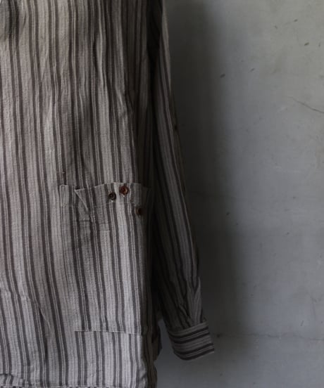 ALEKSANDR MANAMISアレクサンダーマナミ/ FOLD UP SLEEVE CREPE SHIRTシャツ / am-25005