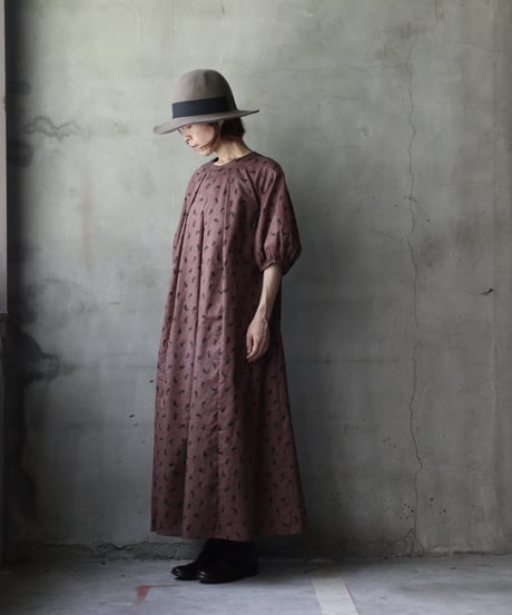 cavane キャヴァネ / Over Tuck Paisley Dressワンピース / ca-25125