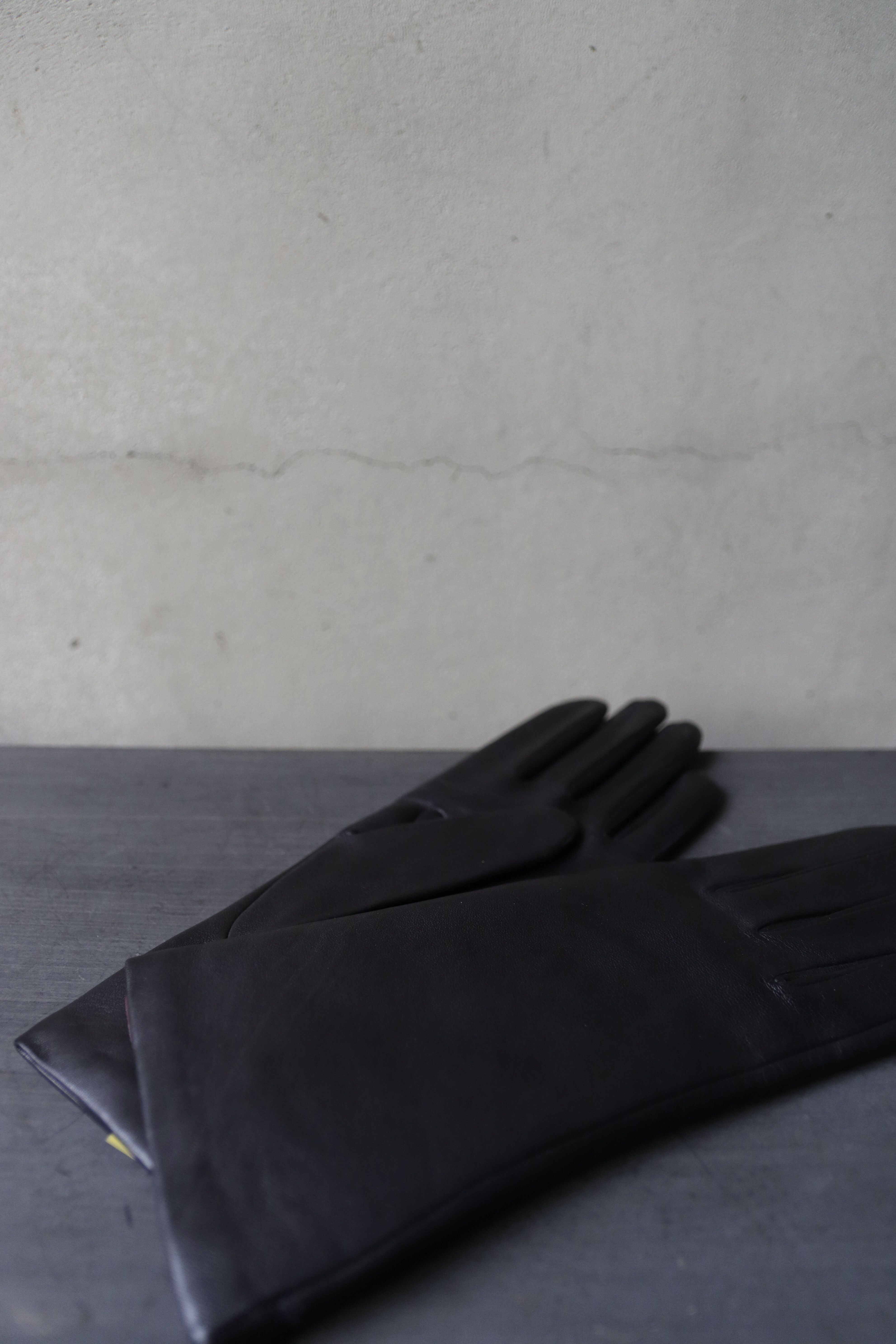 AGNELLE アニュエル / Lamb skin Leather gloves 革手袋 /