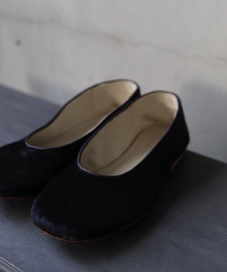 TATAROU with cavane limited shoes / Flat shoes with horse hair靴 / Tat-25001